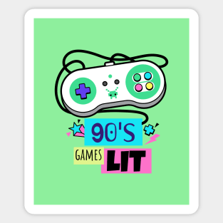 90's Games Lit Sticker